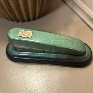 Vintage Original Metal Presto Stapler De Luxe Desk Metal Stapler